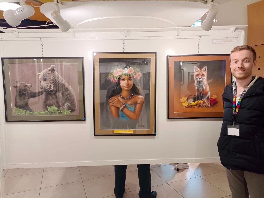 Exposition Pastel Festival du Sud Parisien Benoît Jeanmaire Prix de l'assemblée nationale